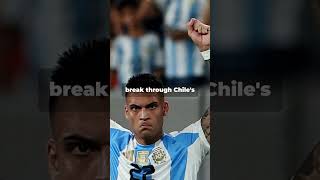 Argentinas Thrilling Win Over Chile argentina footballworldcup copaamerica [upl. by Esyla]