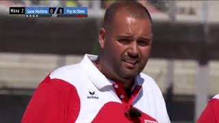 Championnat France Pétanque 2019 Triplette 14 Finale Maritime VS Puy de Dôme [upl. by Noll]