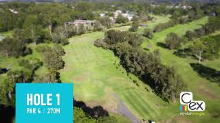 2023 Cex Urunga Golf Course  Hole 1 [upl. by Ycnay]