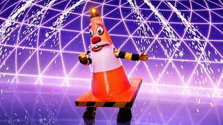 The masked singer UK season 3Traffic cone sings “when she loved me” [upl. by Alegnad106]