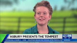 Asbury University presents The Tempest on FOX 56 News [upl. by Nishi77]