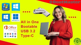 Official PreActivated Windows 7 8 10 11 x6486 Operating System ISO  BootMaster USB 32 Ultimate [upl. by Relyhs]