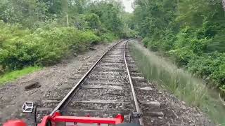 Rail Explorers Railbike Trip Milford NY [upl. by Anihsit]