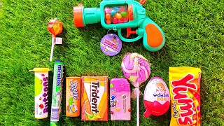 Oddly Satisfying l Unpacking Kinder BIG Surprise eggs amp Lollipops Chocolate Sweets 🍭  ASMR sounds [upl. by Rasure]