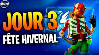 Guide Complet des Défi Quête Fête Hivernal Fortnite Chapitre 5 Astuce Défis Fête Hivernal Jour 3 [upl. by Tyrus]