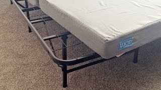 Zinus SmartBase Folding Mattress Foundation Review [upl. by Kitty]