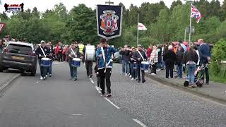 Pomeroy True Blues Flute Band  Mullabrack Accordion Band Parade 2024 [upl. by Mikkanen]