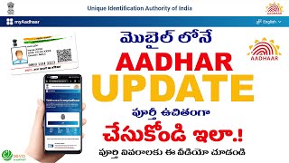 Aadhar Update in Mobile 2024 [upl. by Farlee]