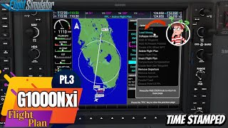 MSFS 2020 Mastering the G1000Nxi Series Flight Plan Entry StepbyStep Guide  Easy to follow Pt3 [upl. by Pren312]