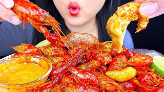 ASMR MUKBANG  Giant Crawfish Seafood Boil  5 Pounds  Eating Sounds  ASMR Phan [upl. by Enyalahs24]