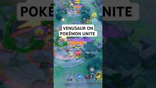 Venusaur on Pokémon Unite short shorts gameplay pokemon pokemonunite [upl. by Dnumde]