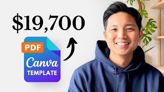 How I Make 19KMonth Selling Canva Templates on Etsy Full Beginners Tutorial [upl. by Quillan]