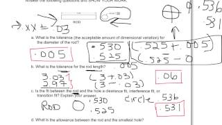 73 Tolerances activity explained [upl. by Senoj]