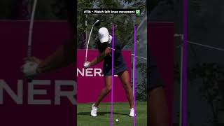 Golf Swing Slow Motion Driver Left Knee Movement golfswing [upl. by Meehyrb]