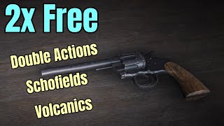 Getting 2 Free Double Actions Schofields and Volcanics in Chapter 2  RDR2 [upl. by Cacia]