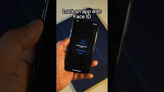 How to Lock an app on iPhone with Face ID shorts [upl. by Chaunce506]