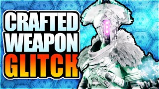 Destiny 2 WEAPON CRAFTING Glitch AFTER PATCH  Unlimited Exotic Glitch  How To Re Roll Any EXOTIC [upl. by Debbie]