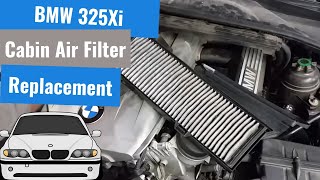 How To Replace Your Cabin Air Filter  BMW 325Xi [upl. by Adiaz]