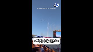 Scary Fireworks go into crowd at Utah 4th of July celebration [upl. by Terrence56]