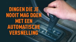 Dingen die je nooit mag doen met een automatische versnelling  AUTODOC tips [upl. by Lydnek834]