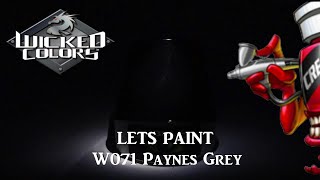 Lets Paint W071 Paynes Grey [upl. by Porche]