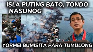 ISKO MORENO BILIS KILOS BINISITA ANG MGA NASUNGAN SA ISLA PUTING BATO TONDO [upl. by Donahoe]