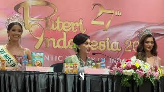 Press conference Grand Final Puteri Indonesia 2024 [upl. by Repohtsirhc608]