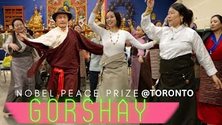 Toronto Gorshey Dec 10 2023 Nobel Peace Prize Tibetan Circle Dance Gorshay Songs [upl. by Tyrus]