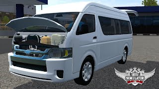 Toyota Hiace High Roof  Bus Simulator Indonesia [upl. by Notterb]