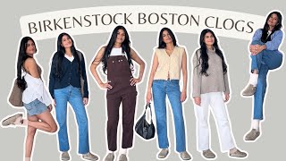 How to Style Birkenstock Clogs  Pinterest Inspired Outfits [upl. by Nealson752]