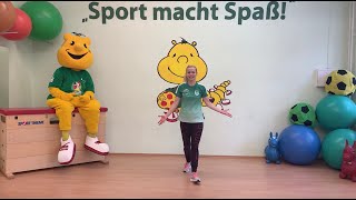 Kindersport zuhause  Fit mit Sportikus Teil 24 Im Freizeitpark [upl. by Sueddaht955]