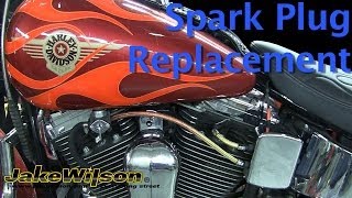 Harley Davidson Spark Plug Replacement [upl. by Wadell]