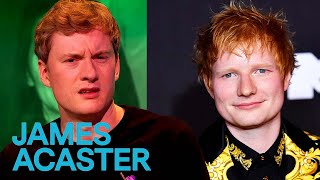 Jimmy Carr Did Backing Vocals On Ed Sheerans Single  James Acaster  Big Fat Quiz Of The Year 2021 [upl. by Saimon]