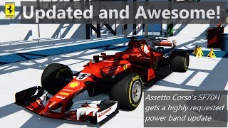 Assetto Corsa  Ferrari F1 SF70H Update  Review Drive and Talk [upl. by Selima385]