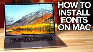 How to Install Fonts on Mac [upl. by Merrick]