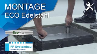 FF System ECO Edelstahl  Schachtabdeckung  Schachtdeckel  Montage FF Systembau [upl. by Yenohtna]