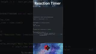 Reaction Test in 25 Lines with Python  Pygame  python programming coding pygame trending [upl. by Tol]