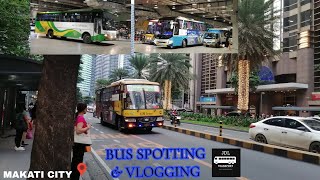 BUS VLOGGING amp SPOTTING  13 CHRISTMAS RUSH HOUR EDITION IN MAKATI CITY [upl. by Nnylsor]