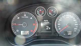 Audi A3 20 TDI 140  Acceleration Test [upl. by Aihsenet]