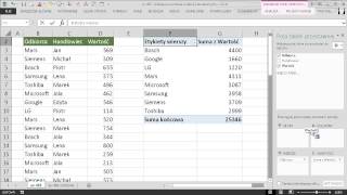 excel456  Udziały procentowe w tabeli przestawnej [upl. by Lorsung]