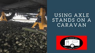 Taking the caravan off Axle stands [upl. by Brenan644]