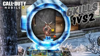 Solo Vs Duo 6 Kills with RPD And CORDITE Overpower Gameplay  COD Mobile [upl. by Fidele858]