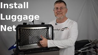 Install BMW Luggage Net in R1250GS Aluminium Cases  Tech Talk [upl. by Dotson165]