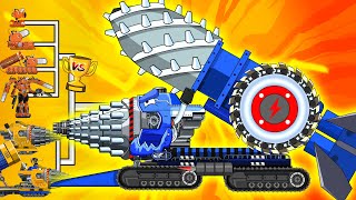 Transformers Tank POCHITA amp The Drill Monsters Transformation  Arena Tank Cartoon [upl. by Mcgruter957]