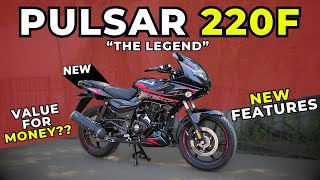 2024 Bajaj Pulsar 220F  Detailed Review  Features Price Exhaust  Still Value For Money pulsar [upl. by Dalis717]