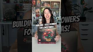 Building the new LEGO Flowers perfect for Christmas lego legoflowers rlfm [upl. by Aslin]