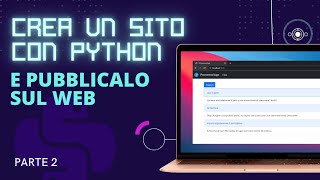 Crea un sito internet con Python e pubblicalo online Flask Tutorial ITA  PARTE 2 [upl. by Dorotea]