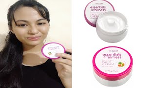 Oriflame Essentials Fairness Multi Benefit Face Cream Review l Demo l Sabnam Ara Hazarika [upl. by Goldsmith]