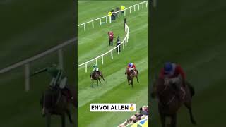 Envoi Allen denies Hewick in the Champion Chase at Down Royal horseracing youtubeshorts horserace [upl. by Rumit209]