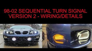 Version 2  9802 Trans Am Front LED Sequential Turn Signal [upl. by Dranreb]